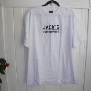 Jack's Surfboards Tee White Short Sleeve T-Shirt XL